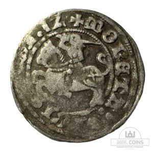1512 metų Žygimanto Senojo 1/2 grašio - Katalogo nr. H40 B