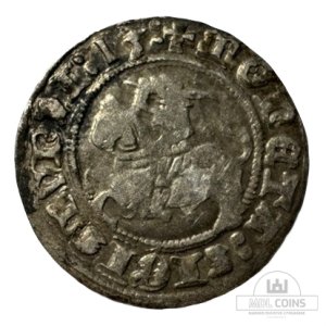 1513 metų Žygimanto Senojo 1/2 grašio - Katalogo nr. H41 W5 (Naujas tipas / darbinis nr.)