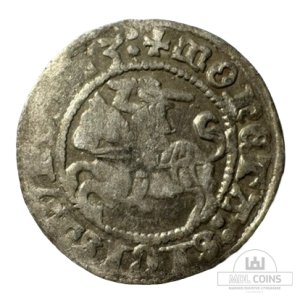 1513 metų Žygimanto Senojo 1/2 grašio - Katalogo nr. H41 W5 (Naujas tipas / darbinis nr.)