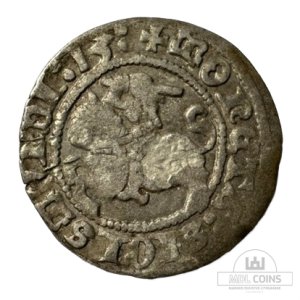 1513 metų Žygimanto Senojo 1/2 grašio - Katalogo nr. H41 R