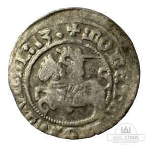 1513 metų Žygimanto Senojo 1/2 grašio - Katalogo nr. H41 R