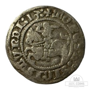 1513 metų Žygimanto Senojo 1/2 grašio - Katalogo nr. H41 R
