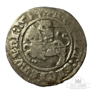 1514 metų Žygimanto Senojo 1/2 grašio - Katalogo nr. H43 L