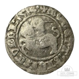1514 metų Žygimanto Senojo 1/2 grašio - Katalogo nr. H43 K