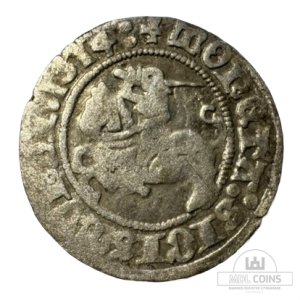 1514 metų Žygimanto Senojo 1/2 grašio - Katalogo nr. H43 K