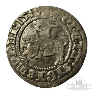 1514 metų Žygimanto Senojo 1/2 grašio - Katalogo nr. H43 A