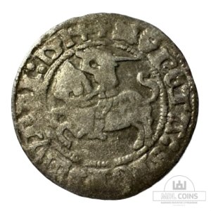 1514 metų Žygimanto Senojo 1/2 grašio - Katalogo nr. H43 A