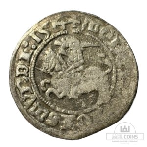1514 metų Žygimanto Senojo 1/2 grašio - Katalogo nr. H43 E