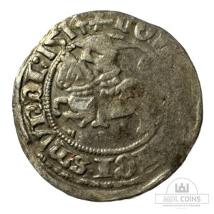 1514 metų Žygimanto Senojo 1/2 grašio - Katalogo nr. H43 E