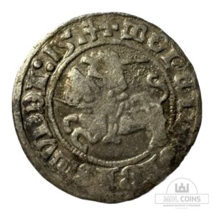 1514 metų Žygimanto Senojo 1/2 grašio - Katalogo nr. H43 E