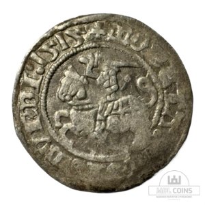 1515 metų Žygimanto Senojo 1/2 grašio - Katalogo nr. H44 B