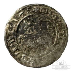 1516 metų Žygimanto Senojo 1/2 grašio - Katalogo nr. H46 AJ