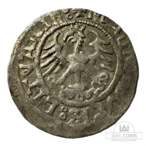 Alternative view of 1521 metų Žygimanto Senojo 1/2 grašio - Katalogo nr. H79 AG