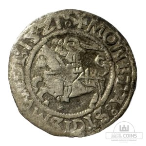 1521 metų Žygimanto Senojo 1/2 grašio - Katalogo nr. H79 BA2