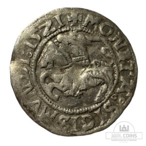 1521 metų Žygimanto Senojo 1/2 grašio - Katalogo nr. H79 C