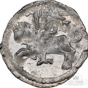 Alternative view of 1498-1506 metų Aleksandro Jogailaičio denaras – Gotika – NGC MS62