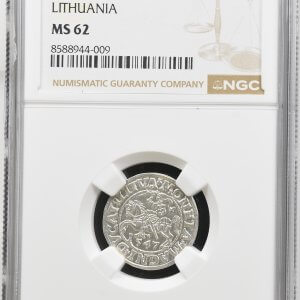 Alternative view of 1547 metų Žygimanto Augusto 1/2 grašio - NGC MS62