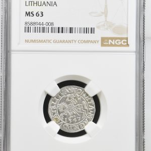 Alternative view of 1547 metų Žygimanto Augusto 1/2 grašio - NGC MS63