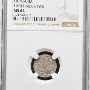 Alternative view of 1623 metų Žygimanto Vazos šilingas - NGC MS64