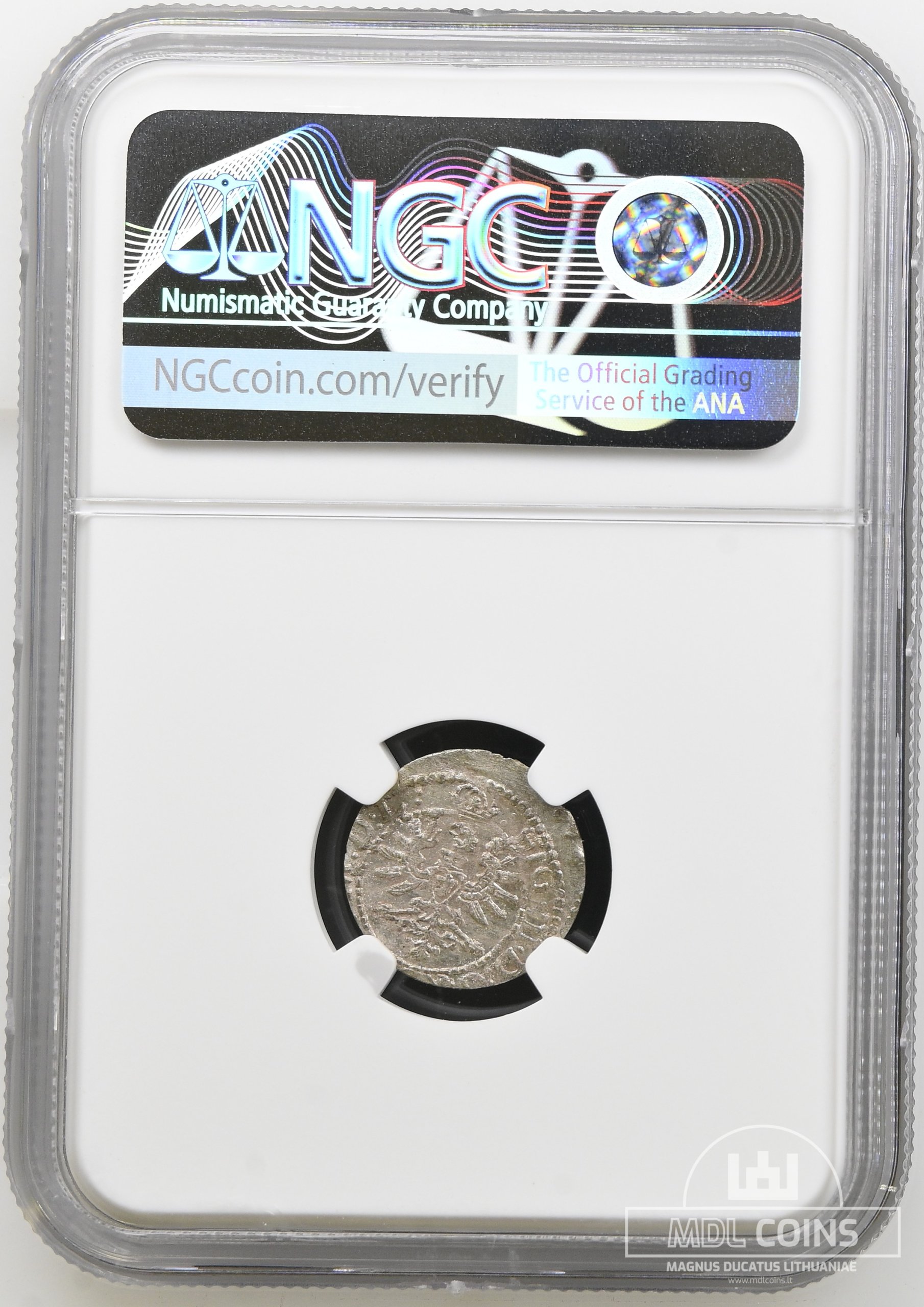 1623 metų Žygimanto Vazos šilingas - NGC MS64 - Image 3