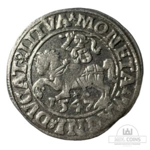 1547 metų Žygimanto Augusto 1/2 grašio