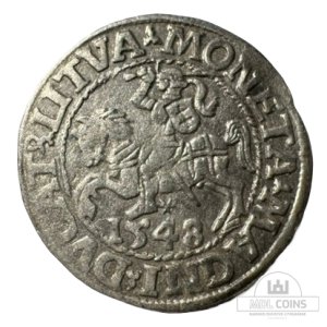 1548 metų Žygimanto Augusto 1/2 grašio