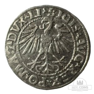 Alternative view of 1548 metų Žygimanto Augusto 1/2 grašio