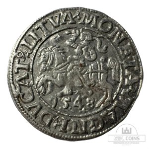 1548 metų Žygimanto Augusto 1/2 grašio