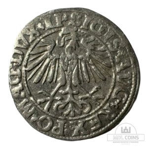 Alternative view of 1549 metų Žygimanto Augusto 1/2 grašio