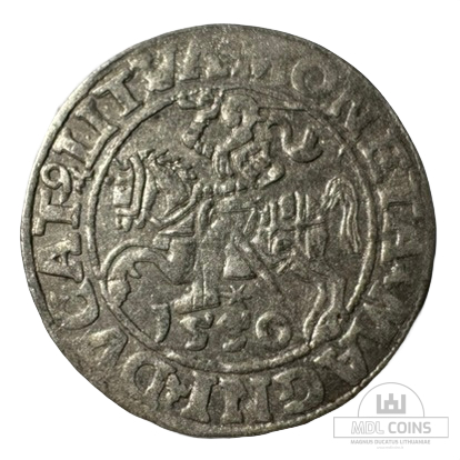 1550 metų Žygimanto Augusto 1/2 grašio