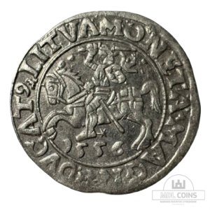 1556 metų Žygimanto Augusto 1/2 grašio