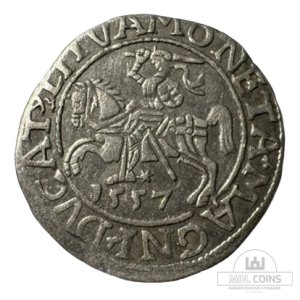 1557 metų Žygimanto Augusto 1/2 grašio