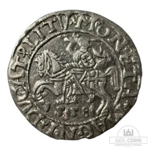 1558 metų Žygimanto Augusto 1/2 grašio