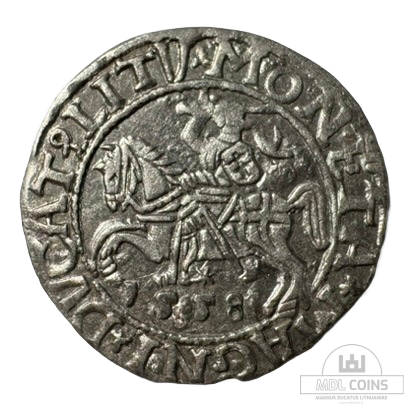 1558 metų Žygimanto Augusto 1/2 grašio