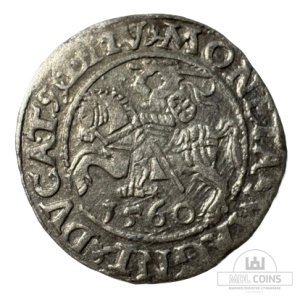 1560 metų Žygimanto Augusto 1/2 grašio