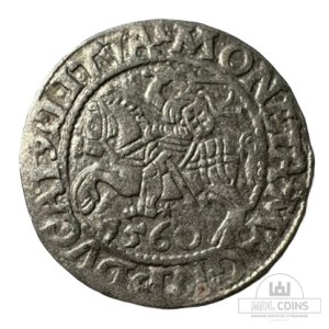 1560 metų Žygimanto Augusto 1/2 grašio