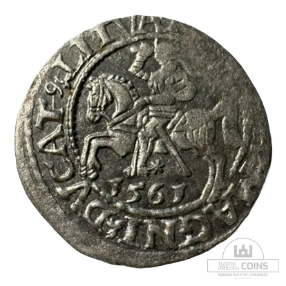 1561 metų Žygimanto Augusto 1/2 grašio