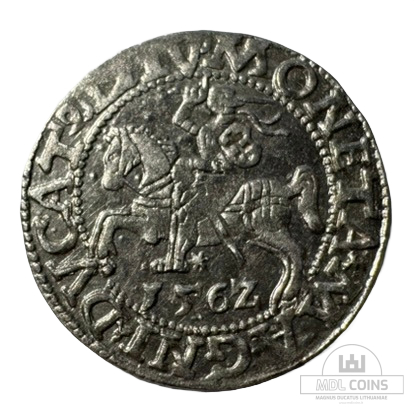 1562 metų Žygimanto Augusto 1/2 grašio