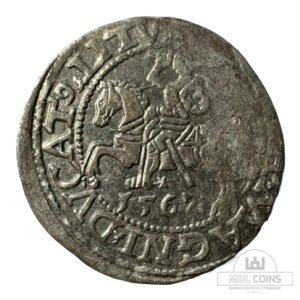 1562 metų Žygimanto Augusto 1/2 grašio