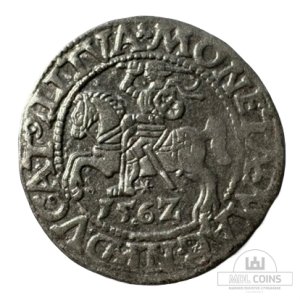 1562 metų Žygimanto Augusto 1/2 grašio