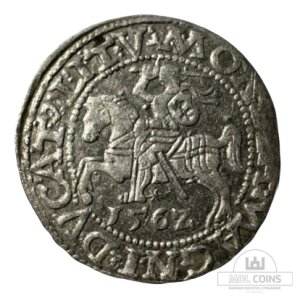 1562 metų Žygimanto Augusto 1/2 grašio