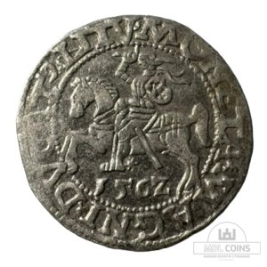 1562 metų Žygimanto Augusto 1/2 grašio