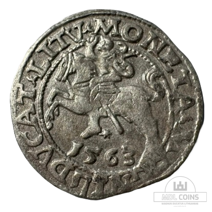 1563 metų Žygimanto Augusto 1/2 grašio