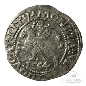 1564 metų Žygimanto Augusto 1/2 grašio
