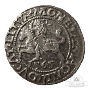 1565 metų Žygimanto Augusto 1/2 grašio