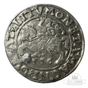 1556 metų Žygimanto Augusto 1/2 grašio