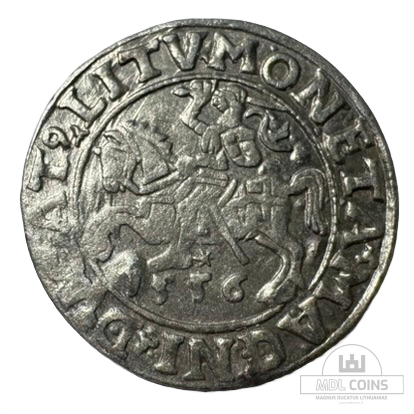1556 metų Žygimanto Augusto 1/2 grašio