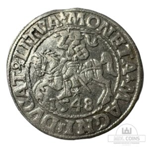 1548 metų Žygimanto Augusto 1/2 grašio