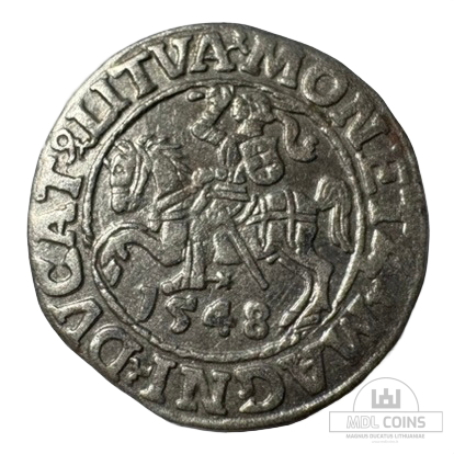 1548 metų Žygimanto Augusto 1/2 grašio