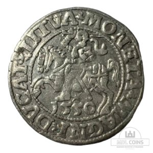 1550 metų Žygimanto Augusto 1/2 grašio